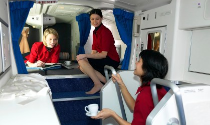 Quarto de tripulação em avião