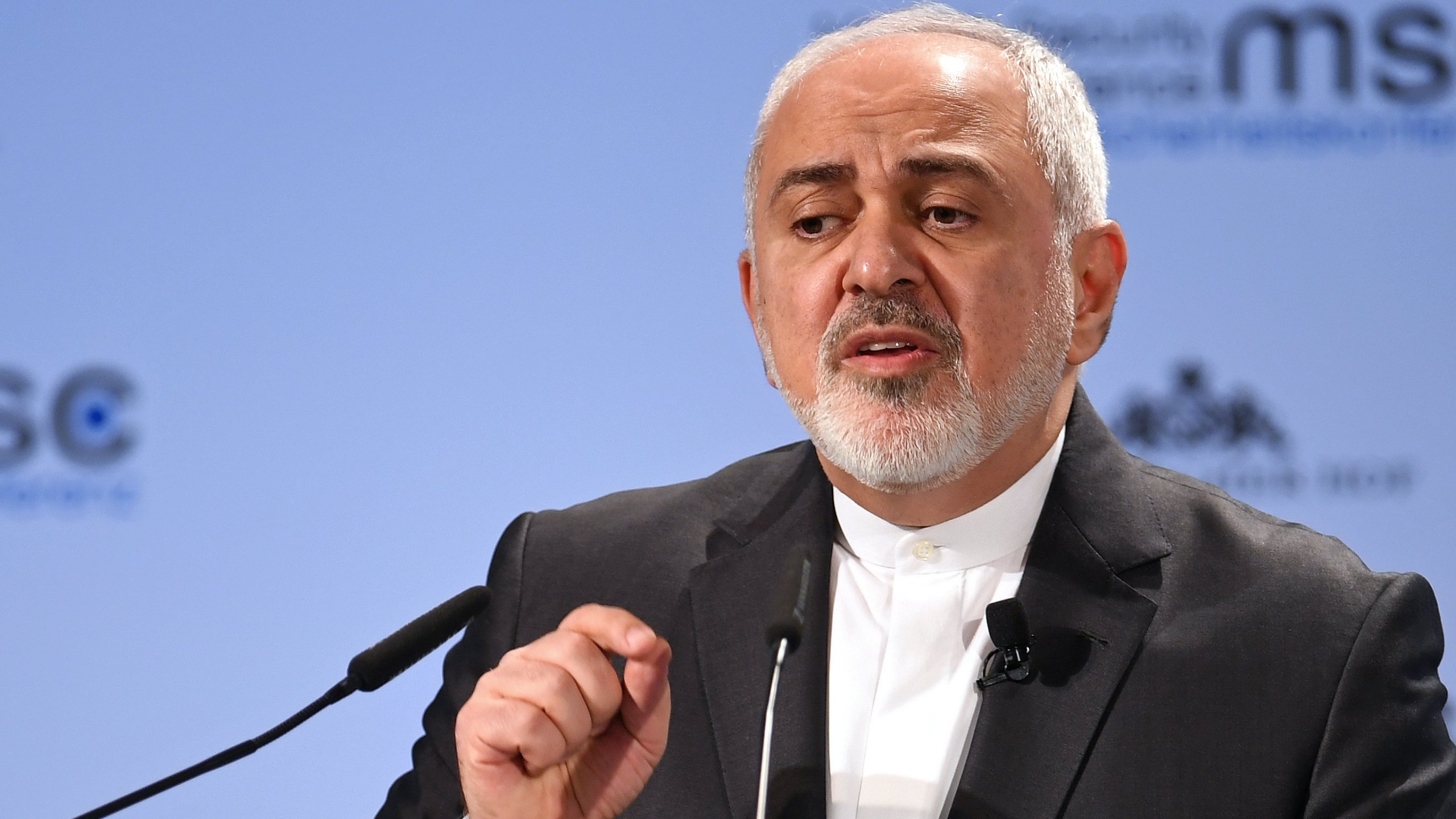 O ministro das Relações Exteriores do Irã, Mohammad Javad Zarif