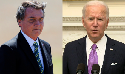 Montegem com Jair Bolsonaro e Joe Biden