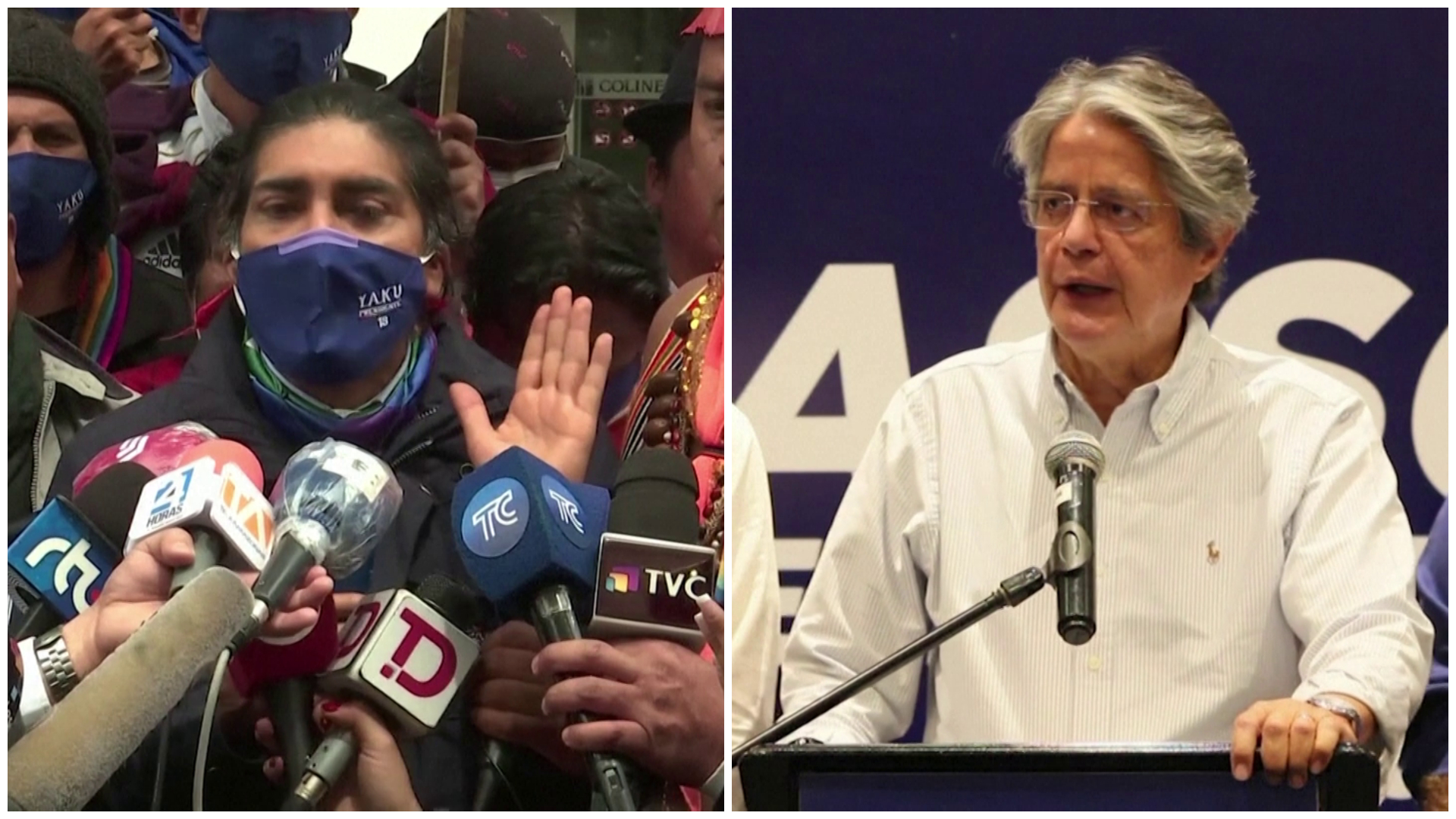 Yaku Pérez e Guillermo Lasso disputam voto a voto vaga no 2º turno no Equador
