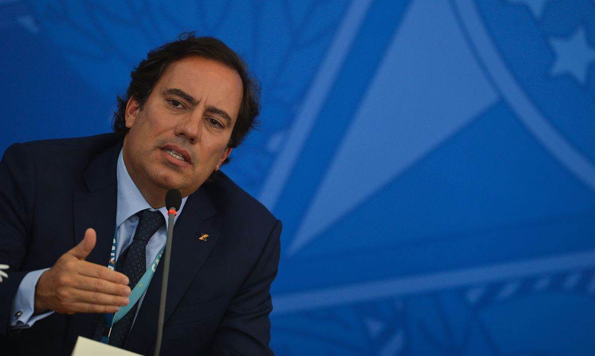 O presidente da Caixa Econômica Federal, Pedro Guimarães