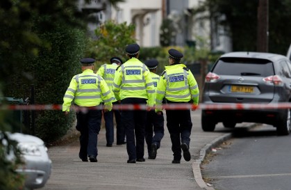 polícia britânica
