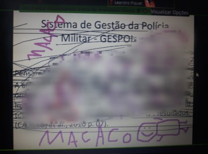Tenente-coronel da PM foi alvo de racismo em palestra virtual na USP