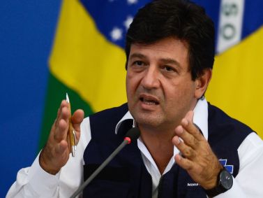 O ministro da Saúde, Luiz Henrique Mandetta