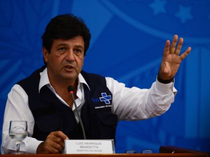 O ministro da Saúde, Luiz Henrique Mandetta