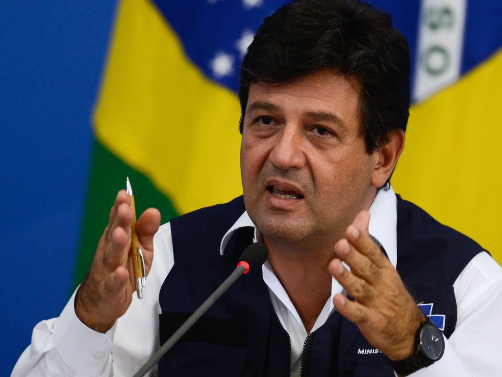 O ministro da Saúde, Luiz Henrique Mandetta