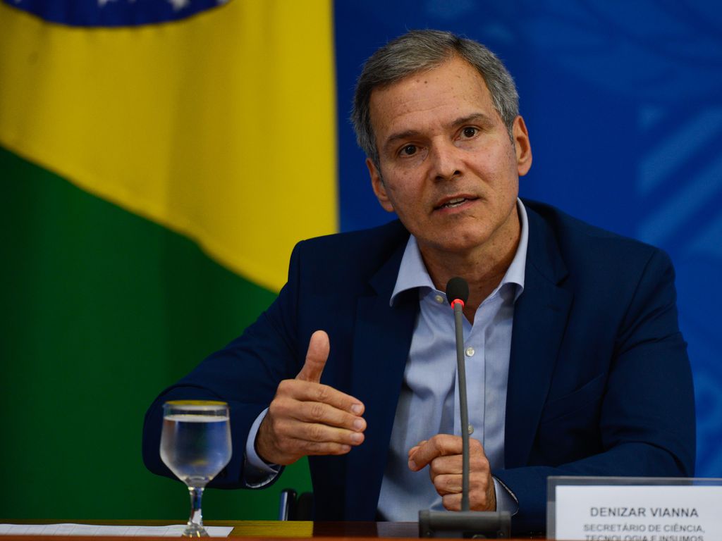 O secretário de Ciência, Tecnologia e Insumos, Denizar Vianna