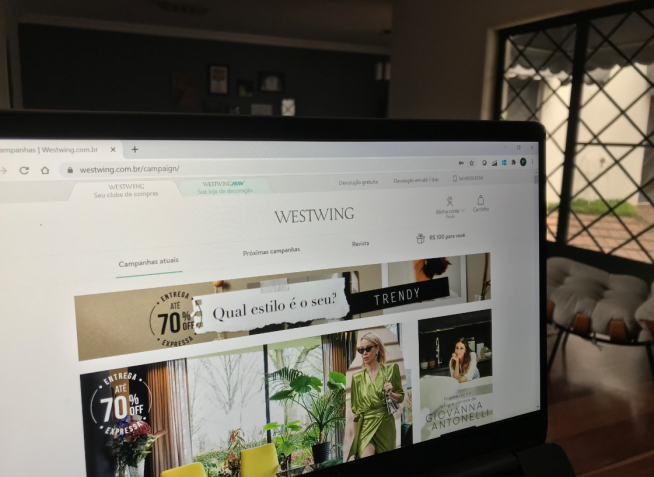 Site Westwing, e-commerce de móveis e decoração / Foto: REUTERS/Paula Arend Laier
