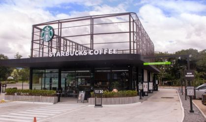 Loja drive-thru da Starbucks