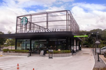 Loja drive-thru da Starbucks