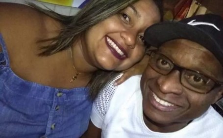 Evaldo e Luciana, em foto de arquivo pessoal