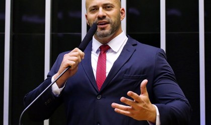 O deputado federal Daniel Silveira
