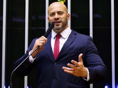 O deputado federal Daniel Silveira