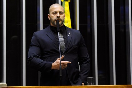 O deputado federal Daniel Silveira