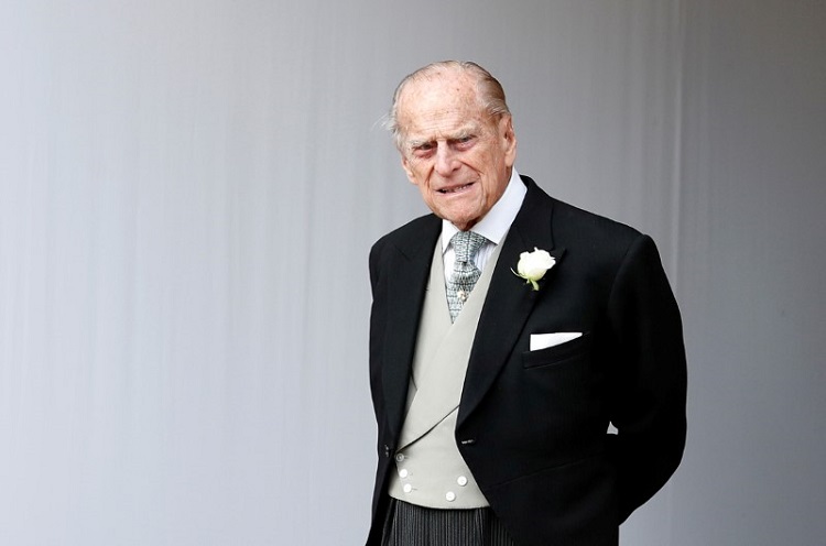 Príncipe Philip em cerimônia no Castelo de Windsor, perto de Londres