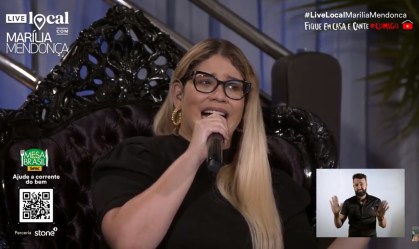 Em live para ajudar vítimas de COVID-19, Marília Mendonça quebra recorde mundial