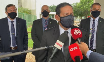 O vice-presidente Hamilton Mourão