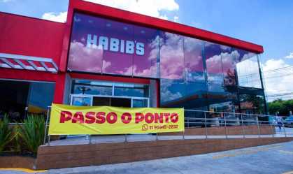 Habib's põe faixas de 'Passo o ponto' e clientes questionam se lojas vão fechar