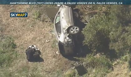 Jogador de golfe Tiger Woods sofre grave acidente de carro nos Estados Unidos (2