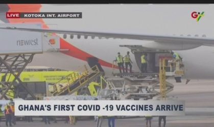 Gana se torna 1º país a receber vacinas através do consórcio mundial Covax