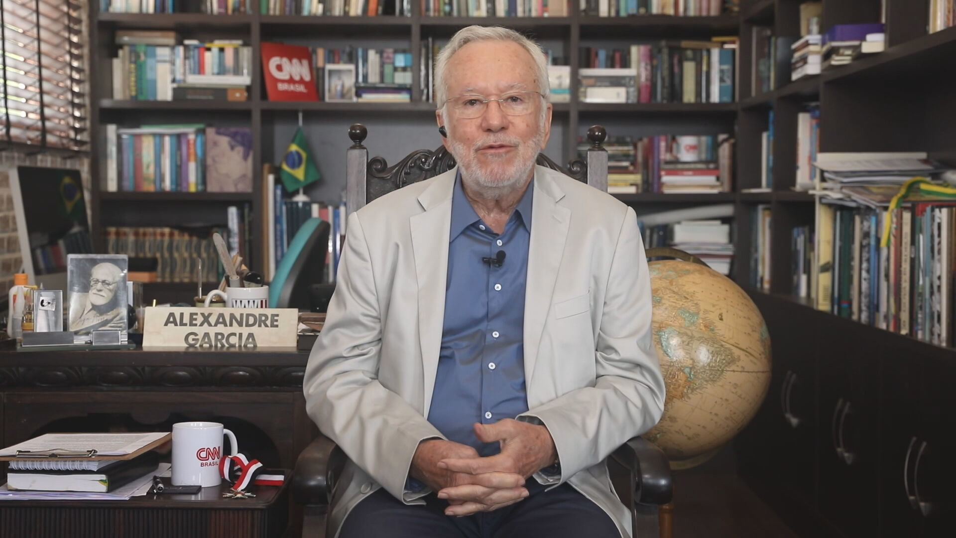 Alexandre Garcia no quadro Liberdade de Opinião