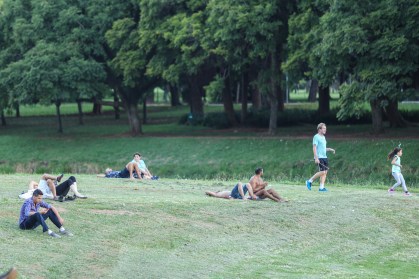 Movimentação no Parque Ibirapuera em São Paulo