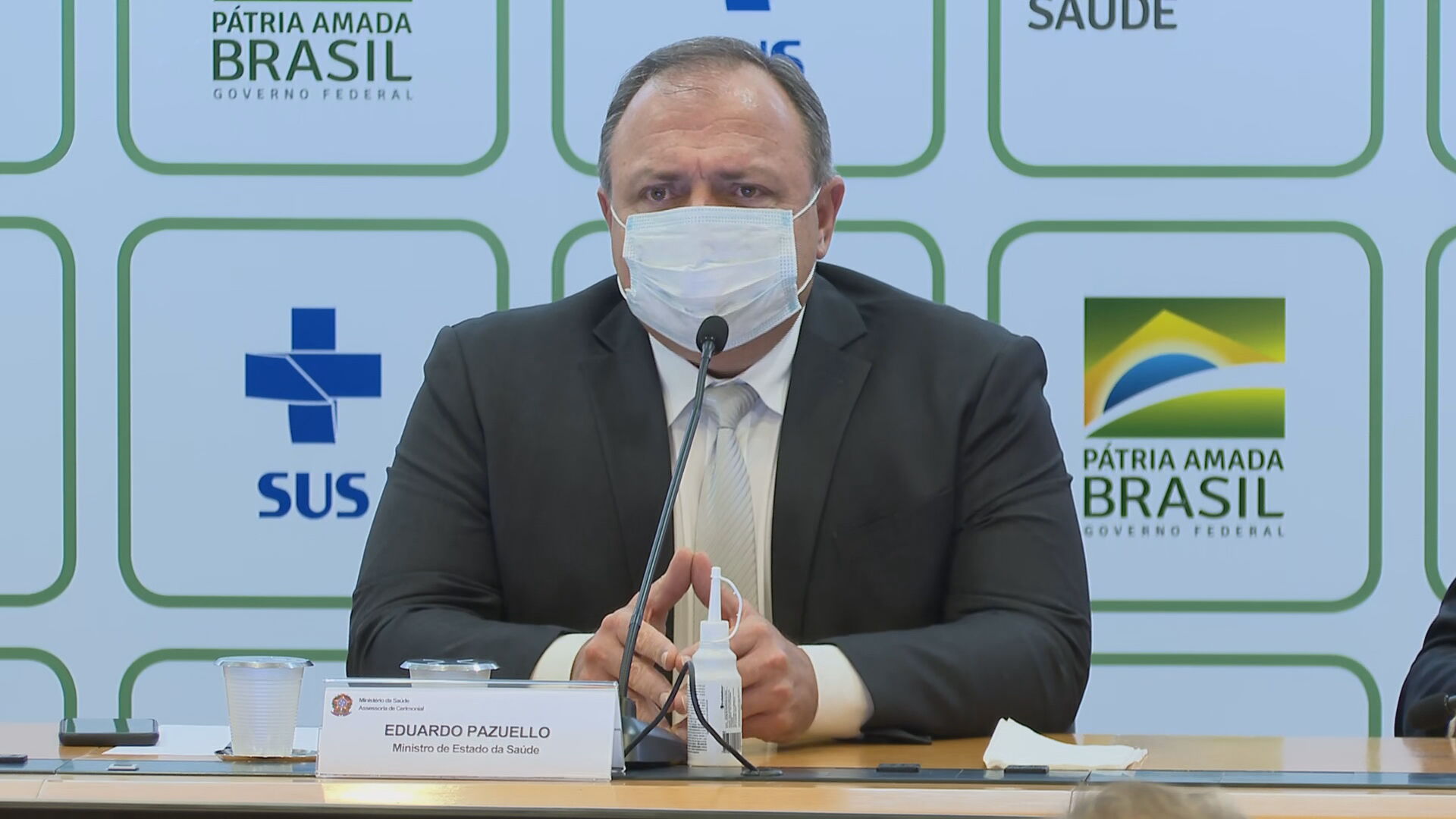 O ministro da Saúde, Eduardo Pazuello (25.fev.2021)