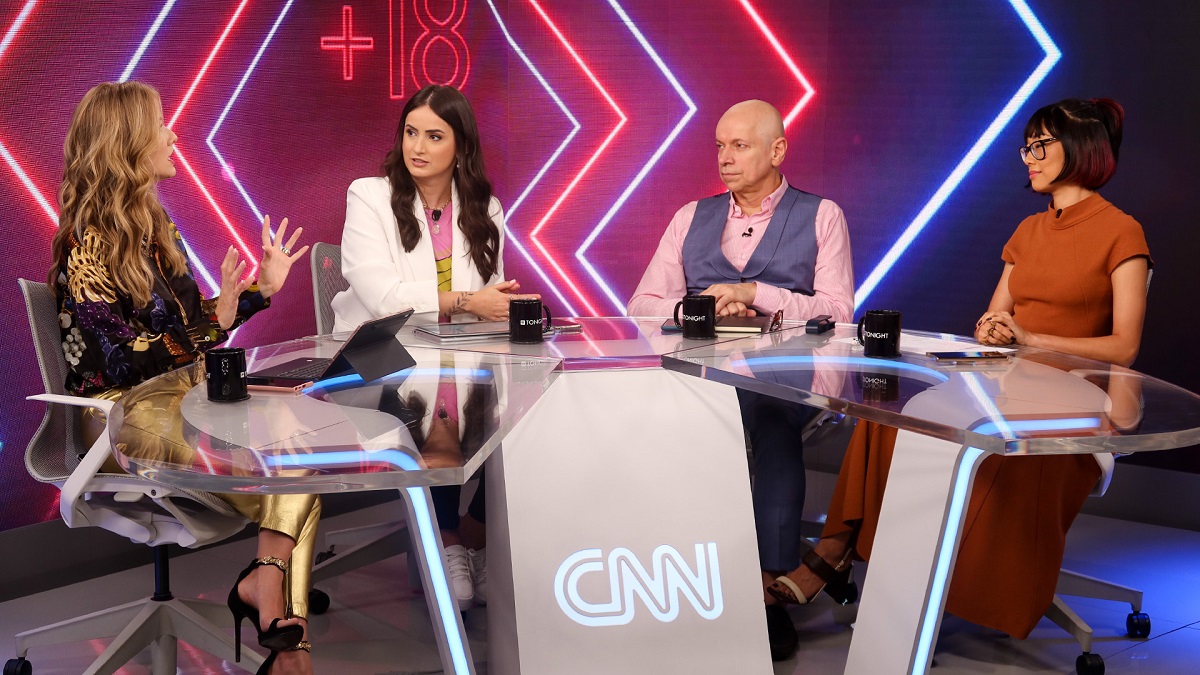 CNN Tonight, talk show apresentado por Mari Palma, Gabriela Prioli e Leandro Kar