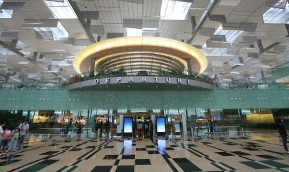 aeroporto de Changi, em Singapura