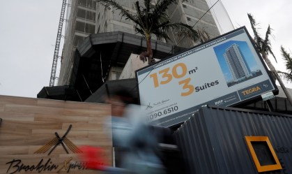 Edifício em construção em São Paulo (SP) 17/05/2018