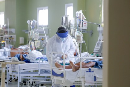 Leitos de UTI para pacientes da Covid-19 do Hospital Regional Norte no Ceará