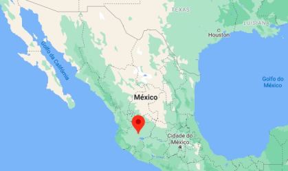 Localização da cidade de Tonala, no estado mexicano de Jalisco