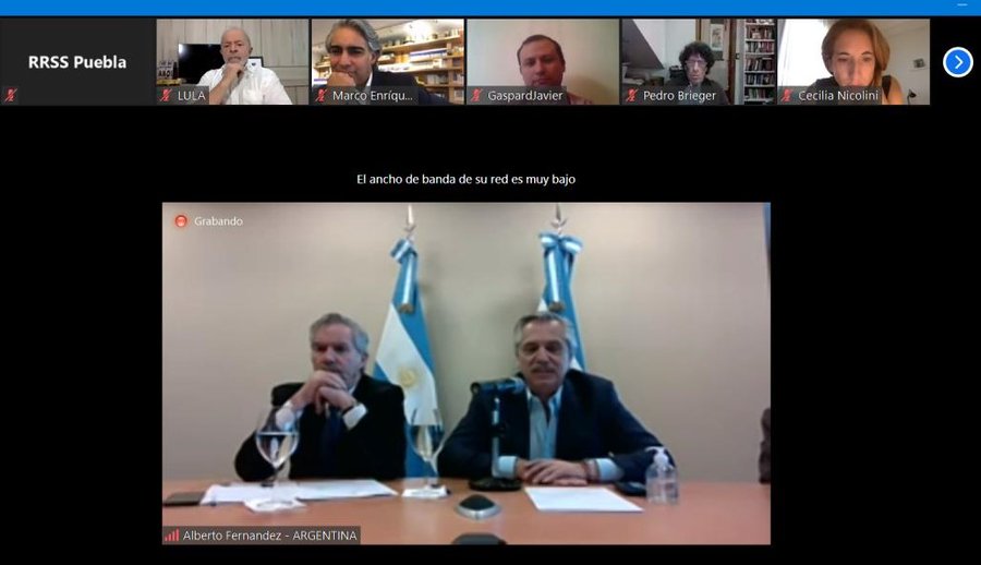 Lula, Dilma e Haddad discutem coronavírus com lideranças de esquerda