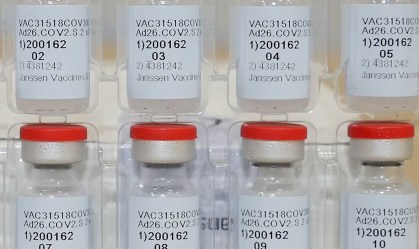 Frascos da vacina da Johnson &amp; Johnson contra Covid-19