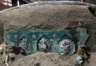Carruagem de quase 2 mil anos é encontrada intacta nas ruínas do Vesúvio