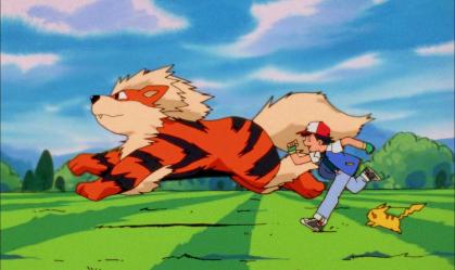 Cena da primeira abertura de Pokemon