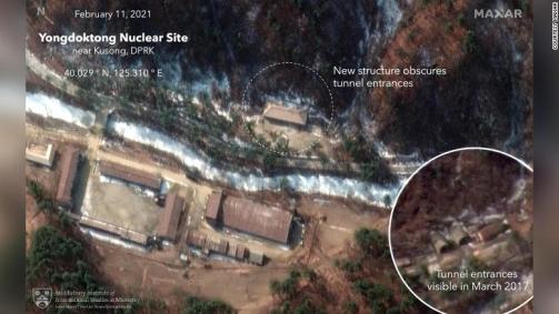 Imagens de satélite da Coreia do Norte