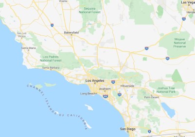 Mapa de Los Angeles
