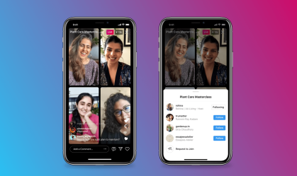 Instagram amplia lives para até 4 participantes