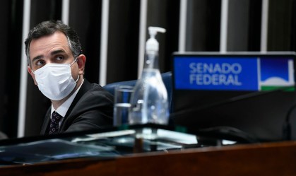 Presidente do Senado Federal, senador Rodrigo Pacheco (DEM-MG).