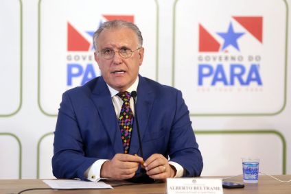 O secretário de Saúde do Pará, Alberto Beltrame