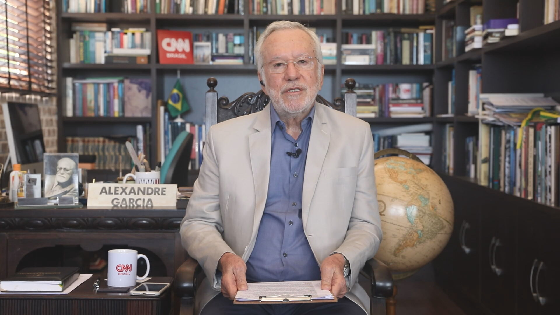 Alexandre Garcia no quadro Liberdade de Opinião