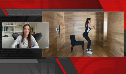 Agachamento, polichinelo e abdominal são bons exercícios para se fazer em casa