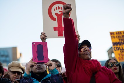 Marcha do Dia Internacional da Mulher em Nova York