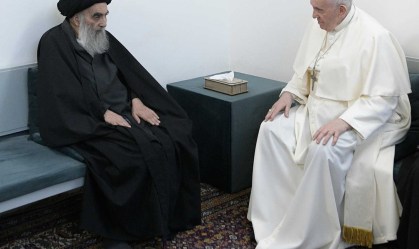Papa Francisco e aiatolá Ali al-Sistani têm encontro histórico no Iraque