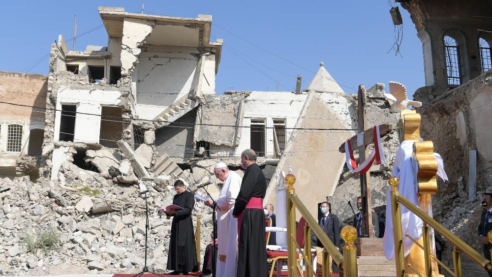 Papa Francisco em Mossul, no Iraque