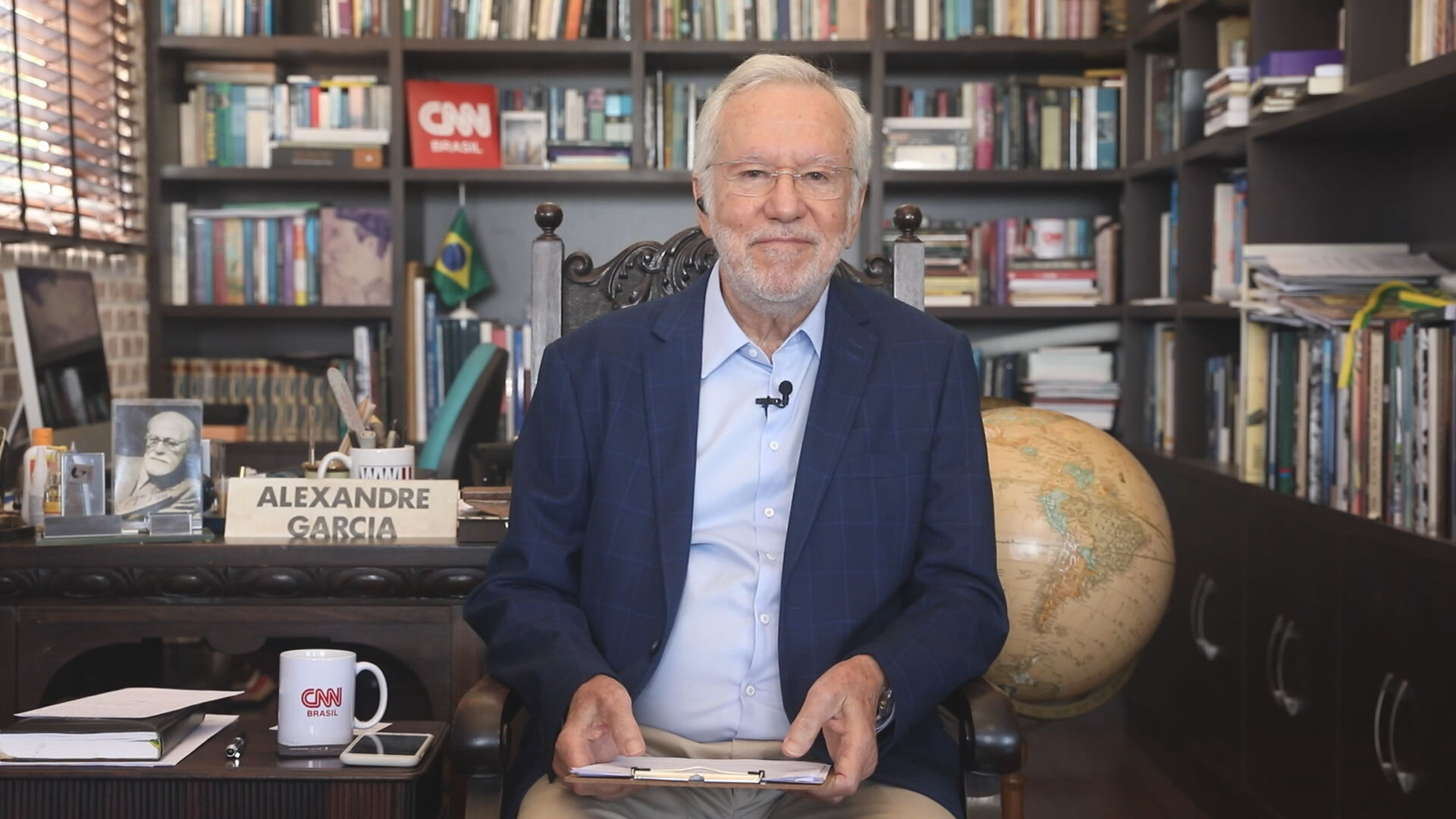 Alexandre Garcia no quadro Liberdade de Opinião