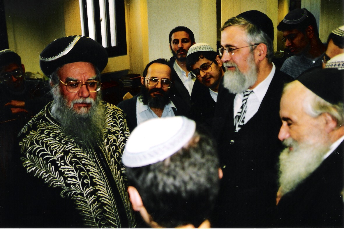 Rabino Eliyahu Bakshi-Doron no Yeshiva Hakotel, em Jerusalém