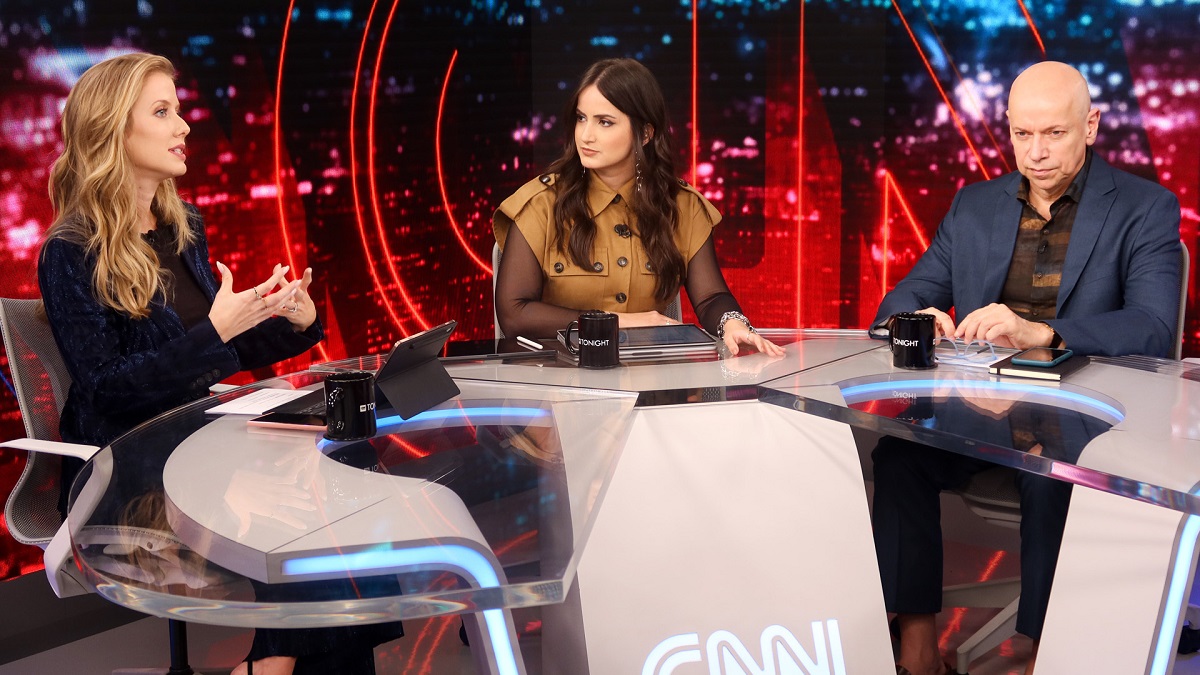 CNN Tonight, talk show apresentado por Mari Palma, Gabriela Prioli e Leandro Kar
