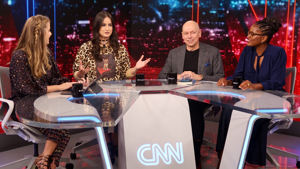 CNN Tonight, talk show apresentado por Mari Palma, Gabriela Prioli e Leandro Kar
